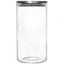 Pote 550ml Hermético De Vidro Com Tampa Em Metal